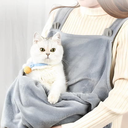 AproNest - Pluche Draagbare Kattenhouder