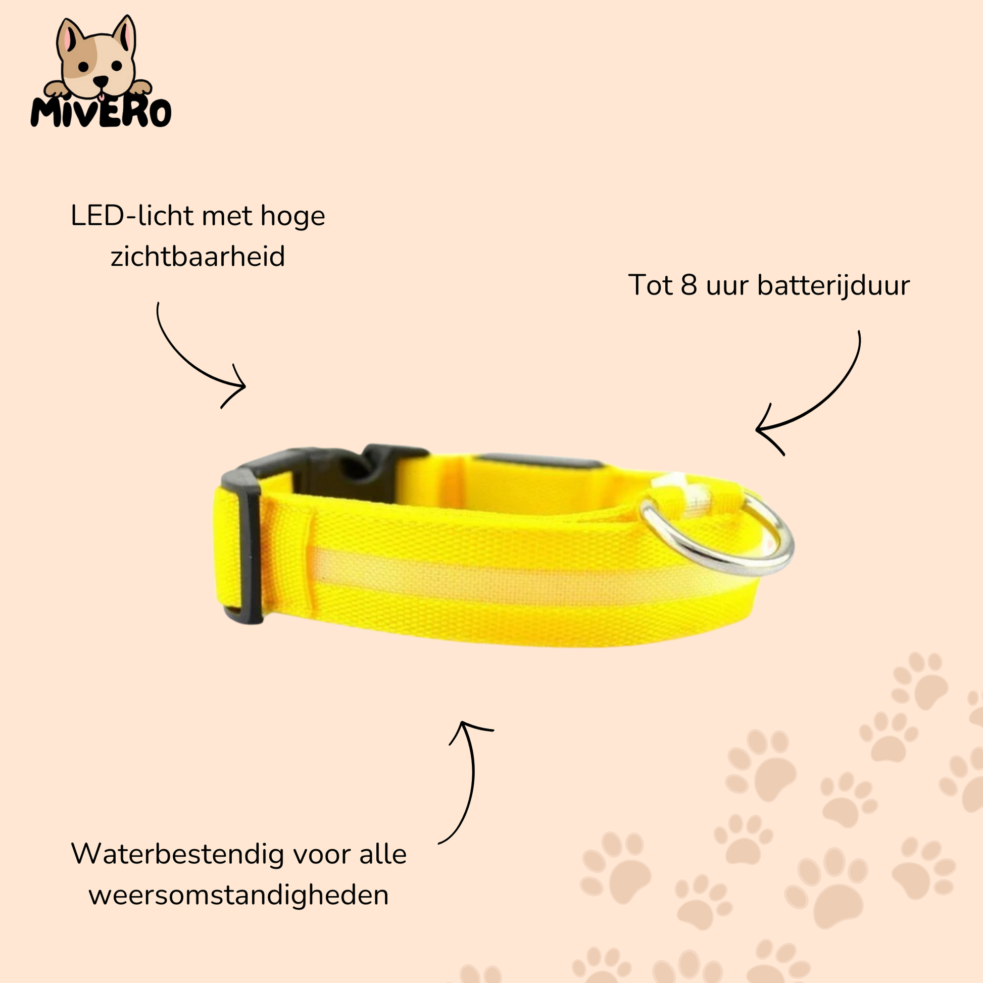 GlowPup - Oplaadbare LED Halsband