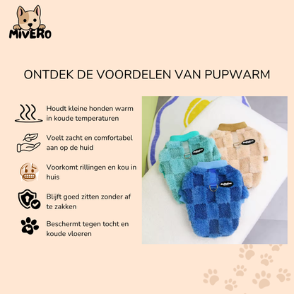 PupWarm - Fleece Warmte Hondentrui