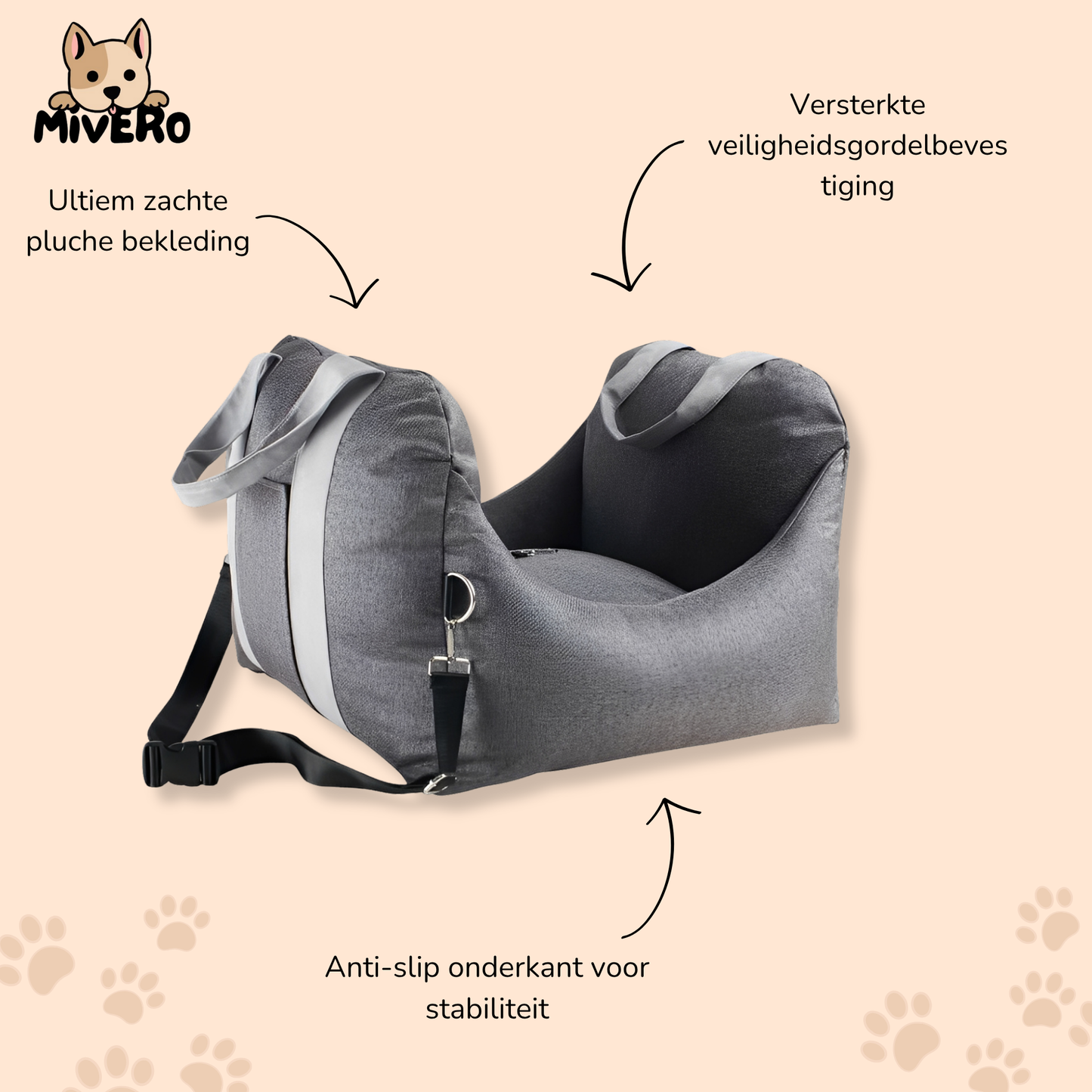 SnugTrip - Veilige Comfortabele Hondenzit