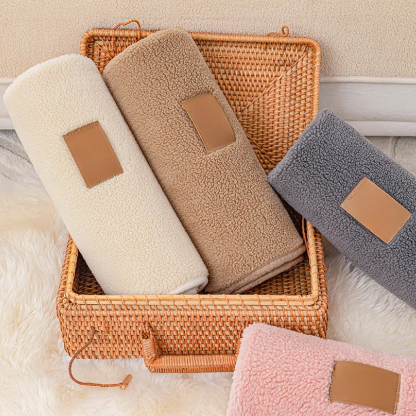 hushcover - bankhoes honden waterdicht sherpa fleece