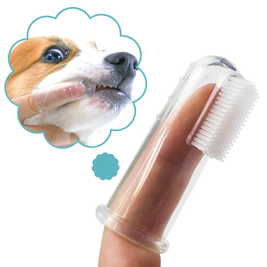 FinBrush - Vingergestuurde Zachte Hondenborstel