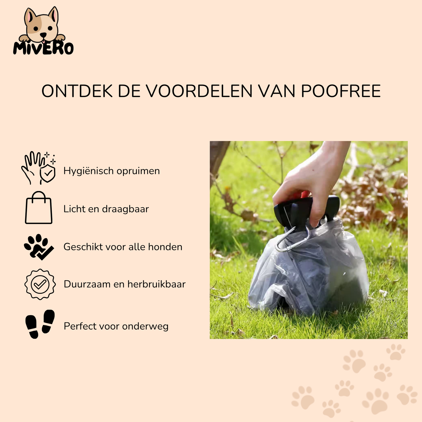 Poofree - Hygiënische Opvouwbare Poopscooper