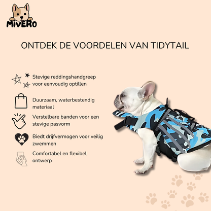 AquaPup - Drijvend Veiligheids Hondenzwempak