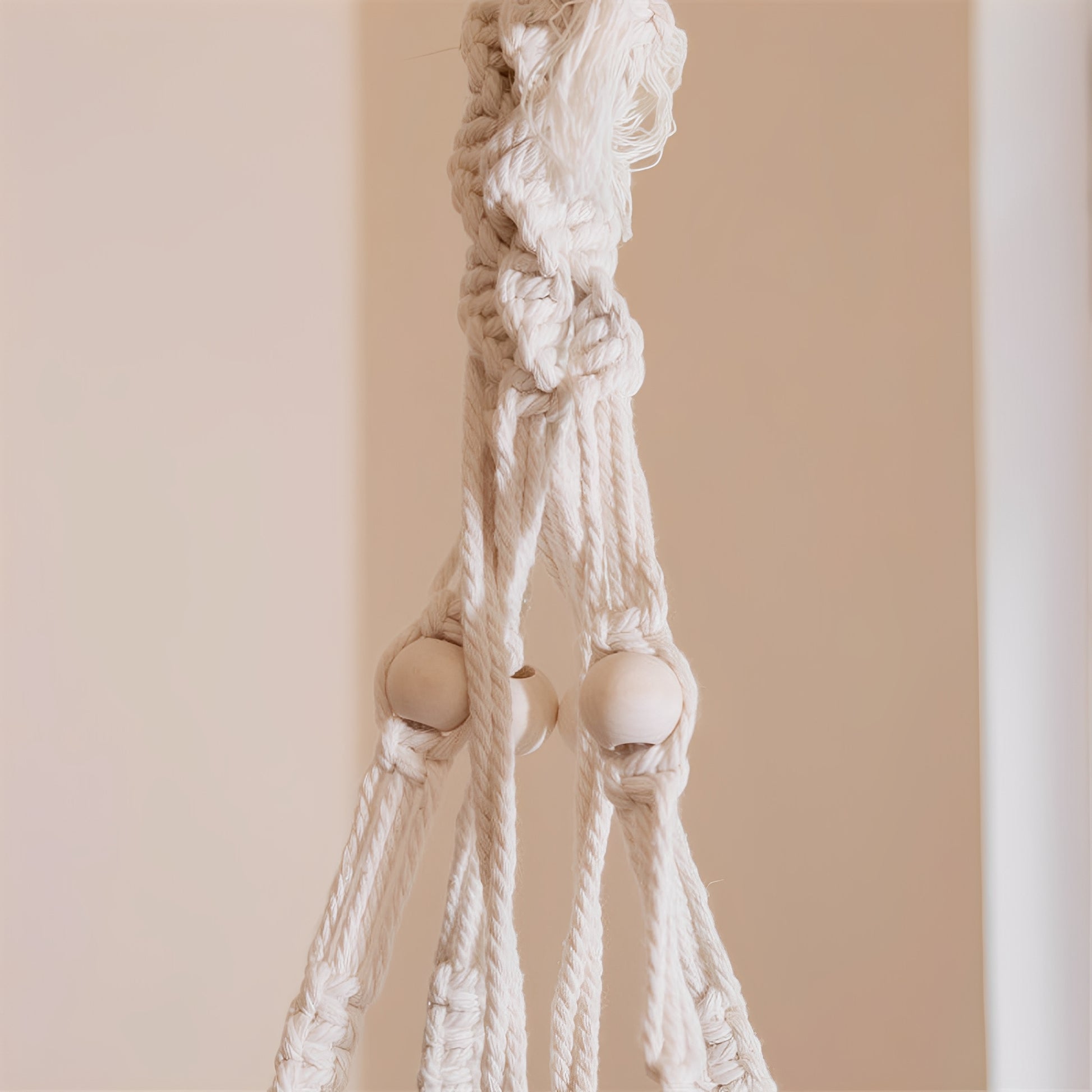 MacraNest - Kattenhangmat Macramé Katoen Met Haken