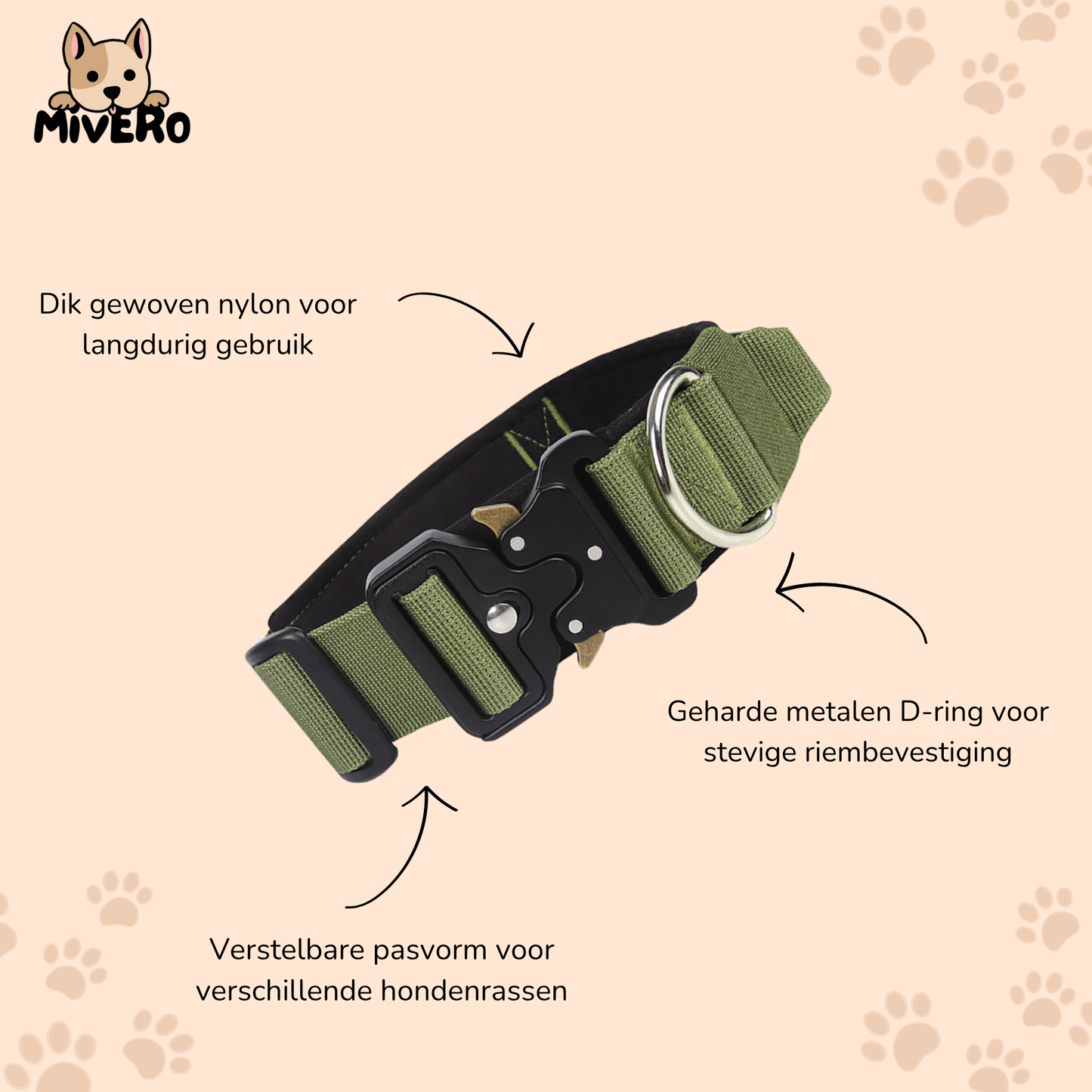GripMax - Sterke Handgreep Hondenhalsband