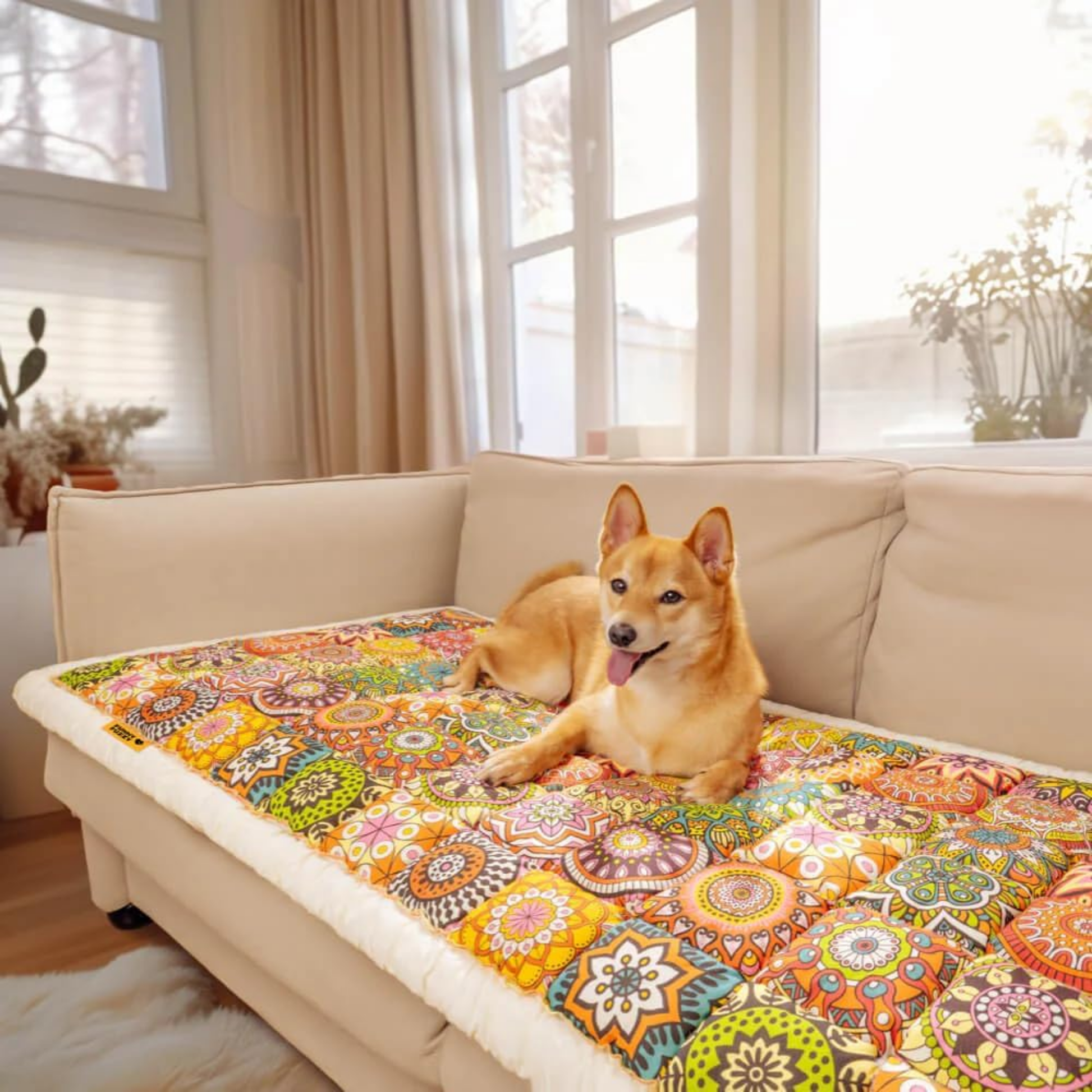 Patcha - Wasbare Quilted Meubelbeschermer