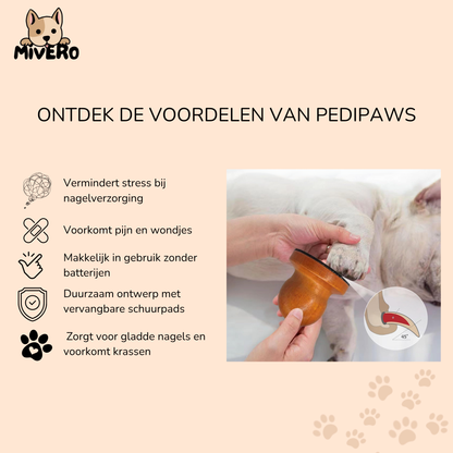 PediPaws - Stille Veilige Nagelvijl