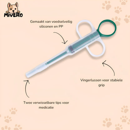 Medipaw - Silicone Medicatie Hond Injector