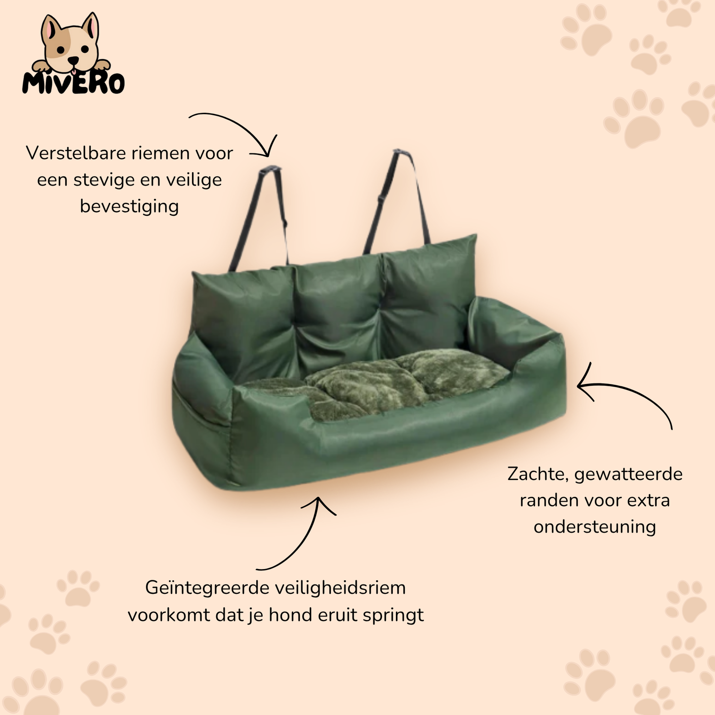 SnuggleSeat  - Veilig Comfortabel Hondenzitje
