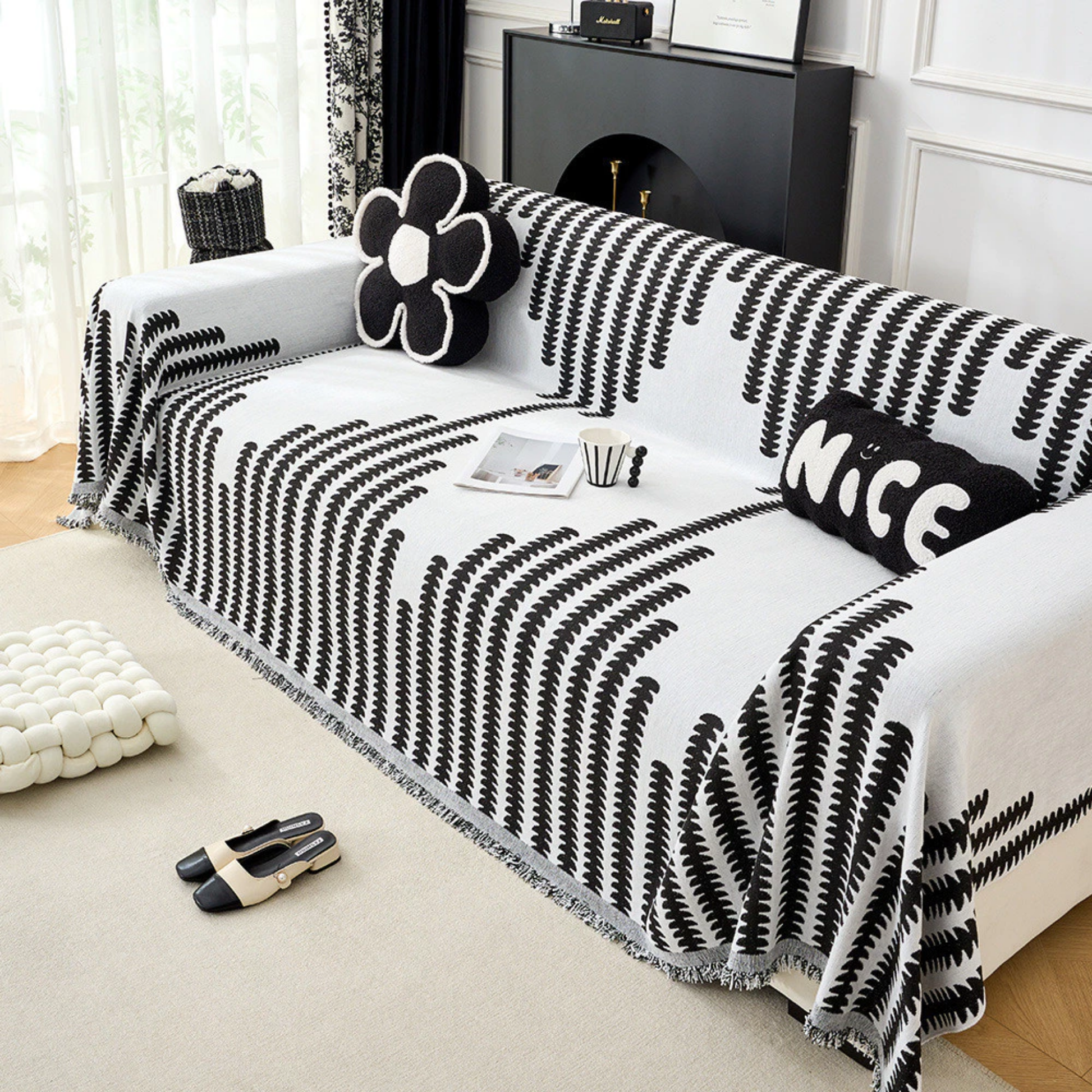 Sofura - Bankhoes Huisdieren Anti-krab Chenille