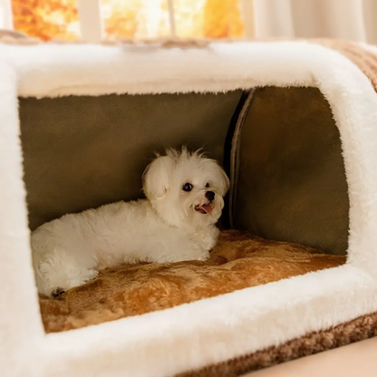 Pawshelter - Pluche Veiligheids Huisdierenbed