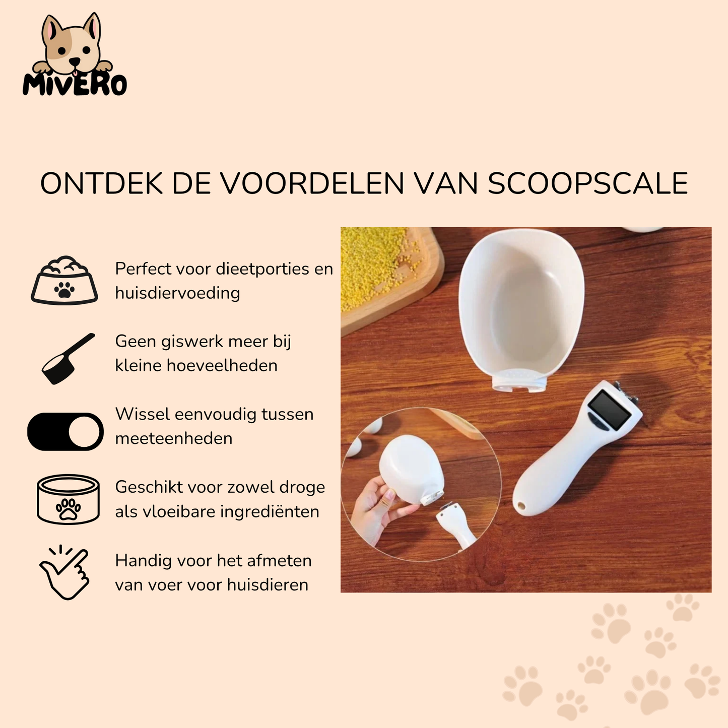 ScoopScale - Digitale Honden Weeglepel