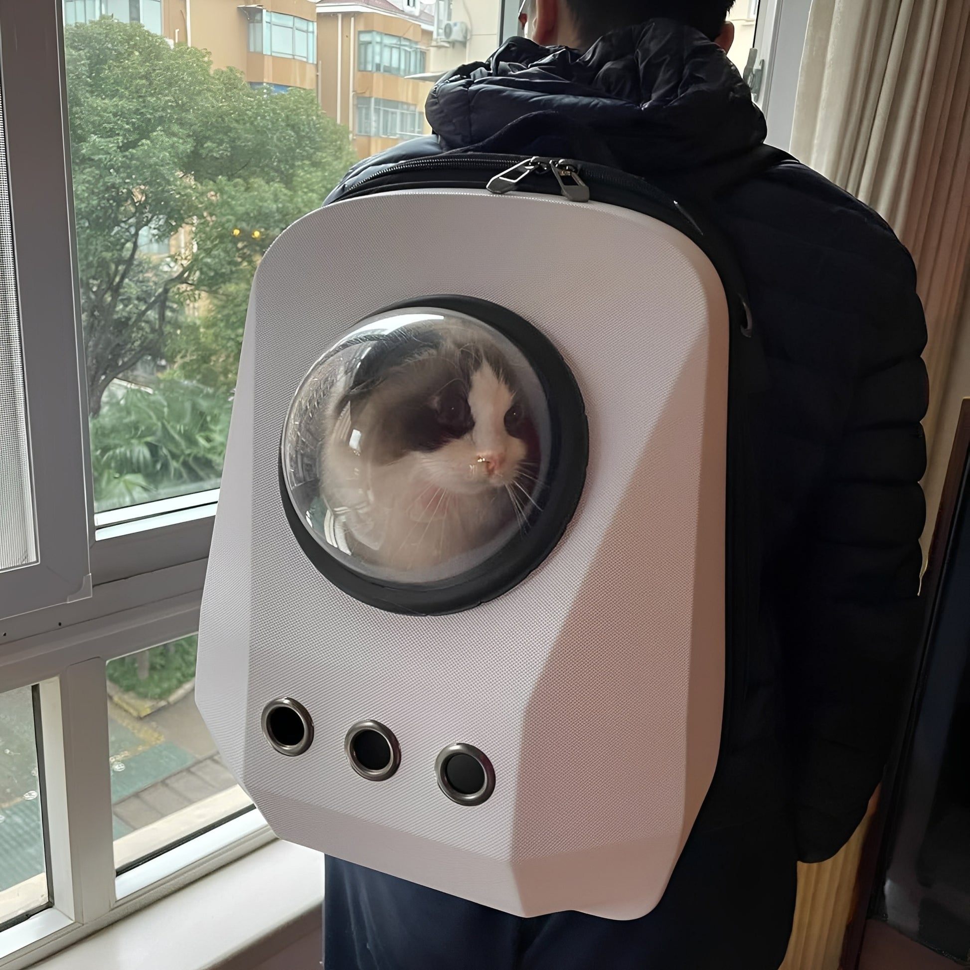 Capsula - Ergonomische Ventilerende Huisdierenrugzak