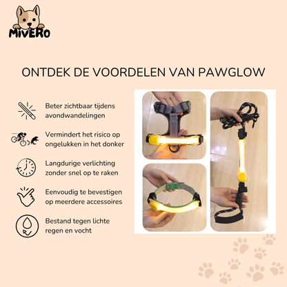 PawGlow - LED Veiligheids Hondenlamp