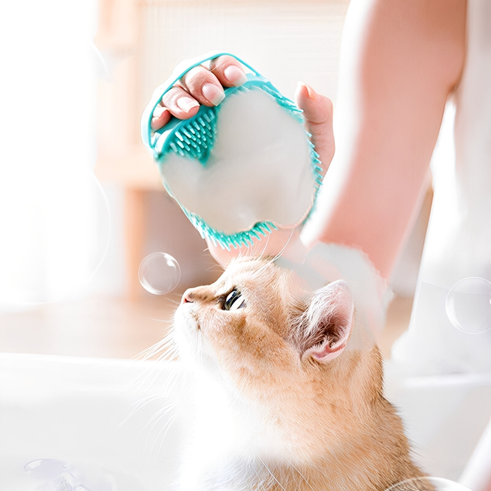 BubbleBrush - Shampoo Dispenser Borstel