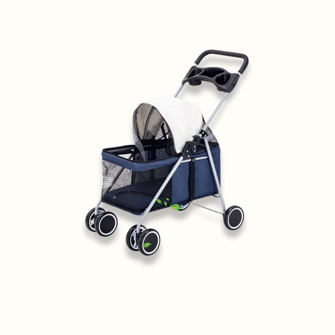 Rollipet - Opvouwbare Ventilerende Huisdierenbuggy