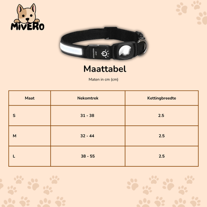 GlowTag - Waterdichte LED Dierenhalsband