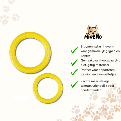 TuffRing - Drijvende Kauwbestendige Hondenfrisbee