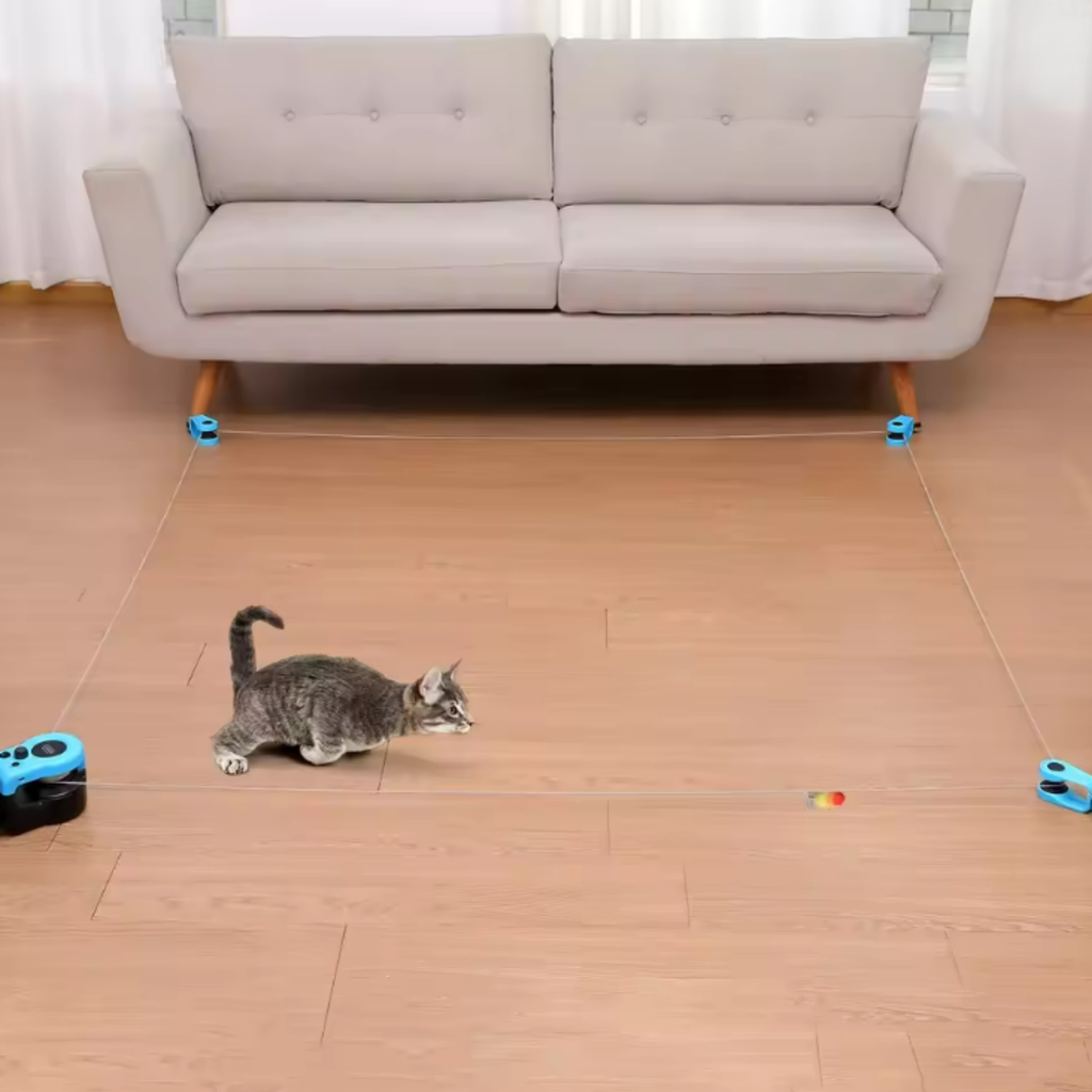 Huntro - Kattenspeelgoed Interactief Automatisch Oplaadbaar