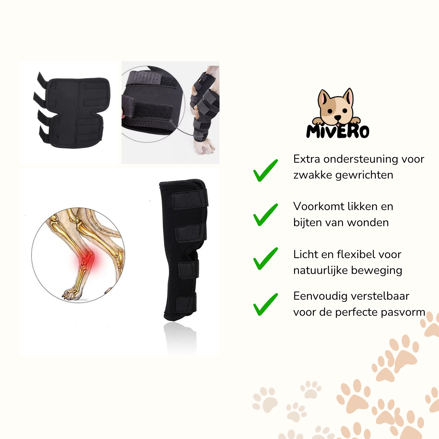 PawBrace - Orthopedische Honden Pootbrace