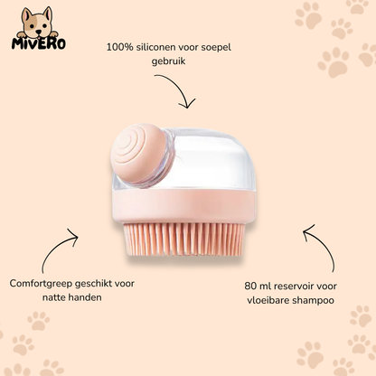Soapet - Siliconen Shampoo Borstel