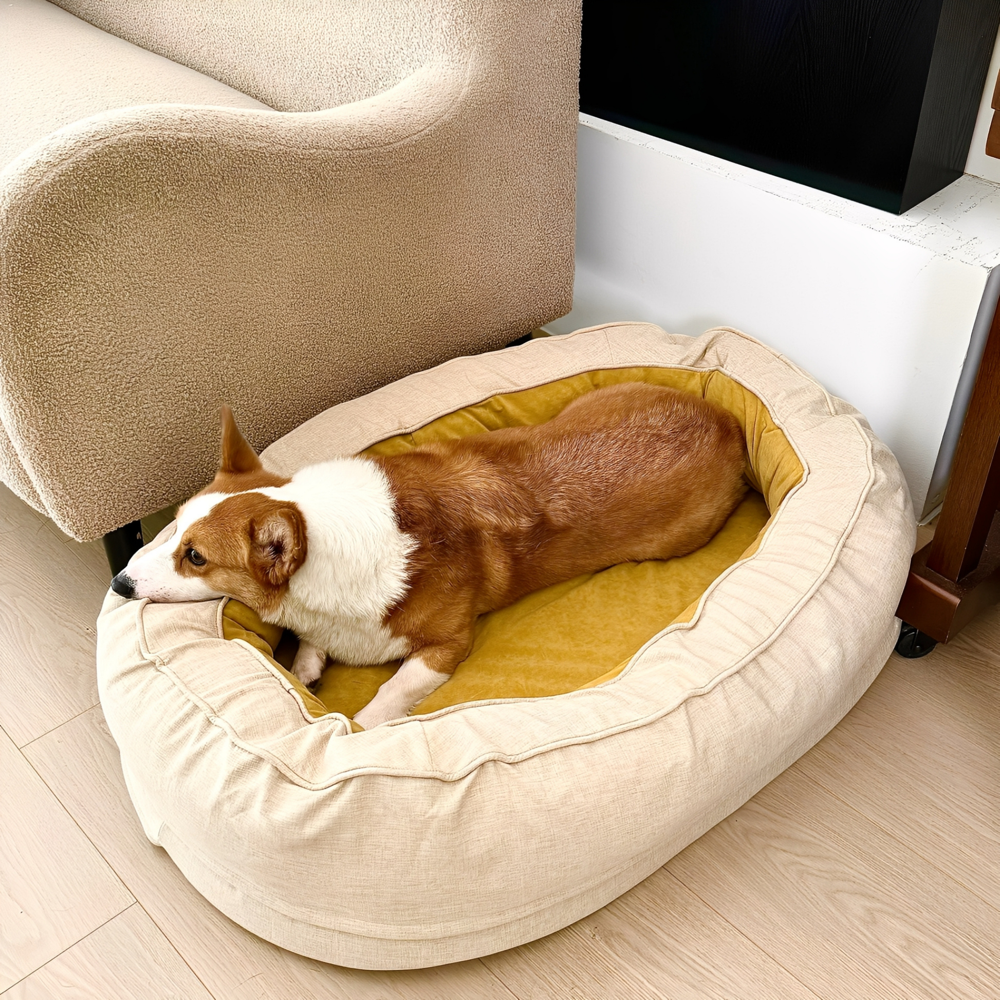 HushBed - Hondenbed Donut Orthopedisch Wasbaar