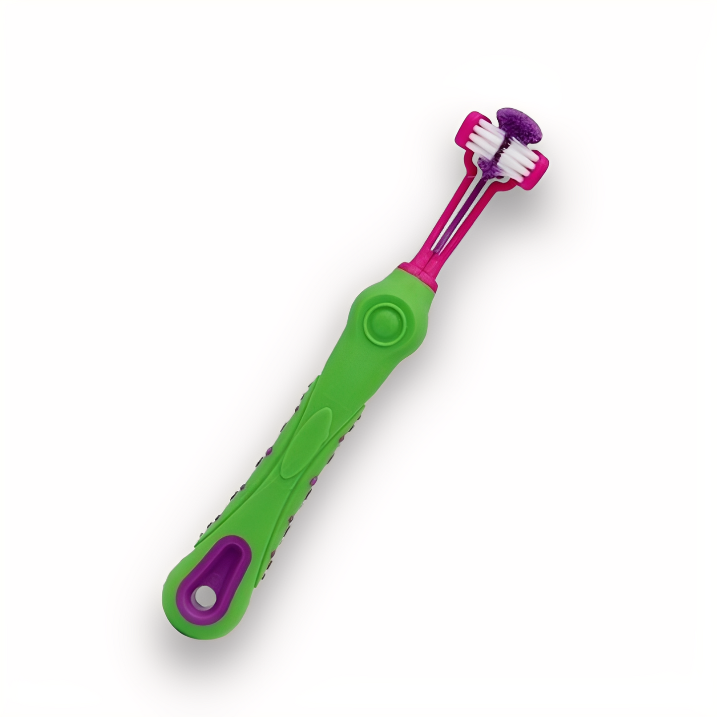 DentaPup - Ergonomische dubbelzijdige hondentandenborstel