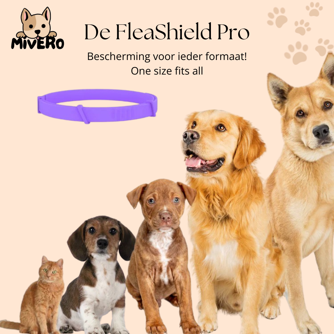 FleaShield Pro -  8 Maanden Teken- en Vlooien Vrij