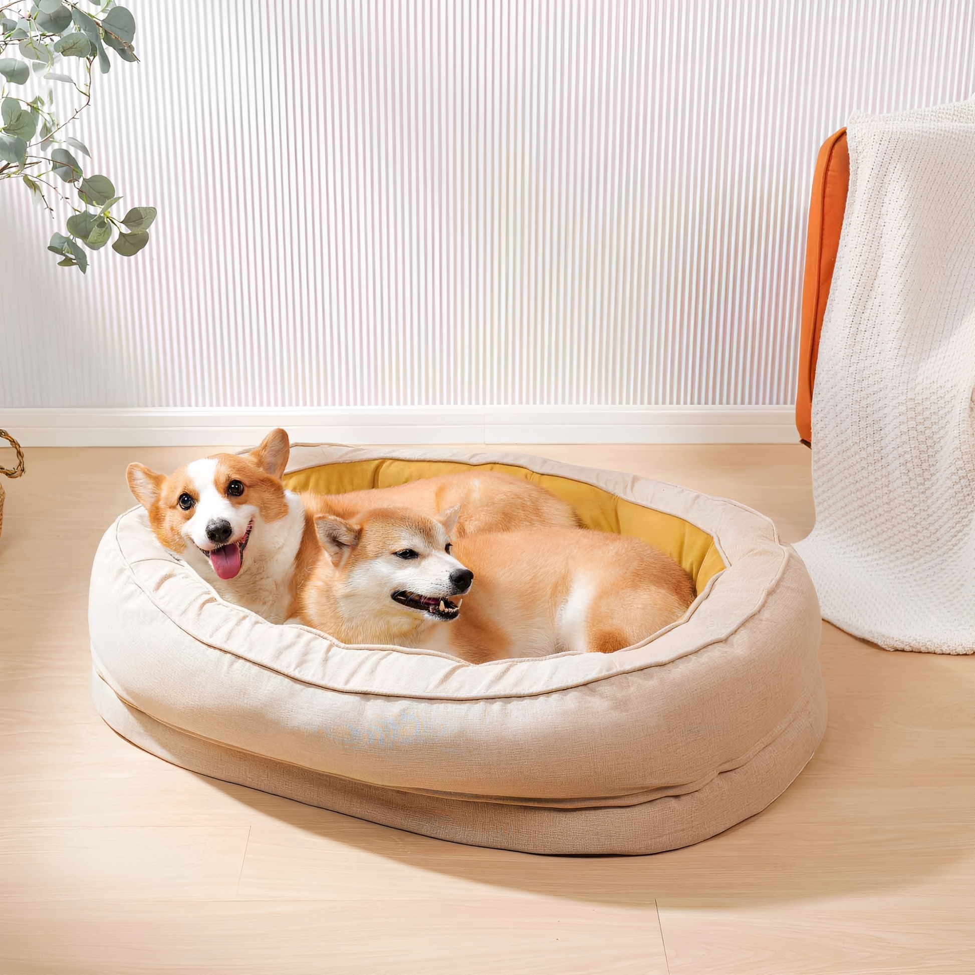 HushBed - Hondenbed Donut Orthopedisch Wasbaar