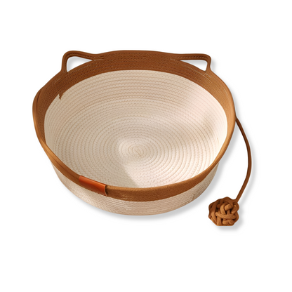 PawBasket - Katoenen Gevlochten Kattenmand