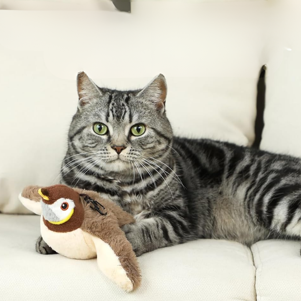 ChirpFly - Katten Speelgoed Interactieve Vogel 2.0