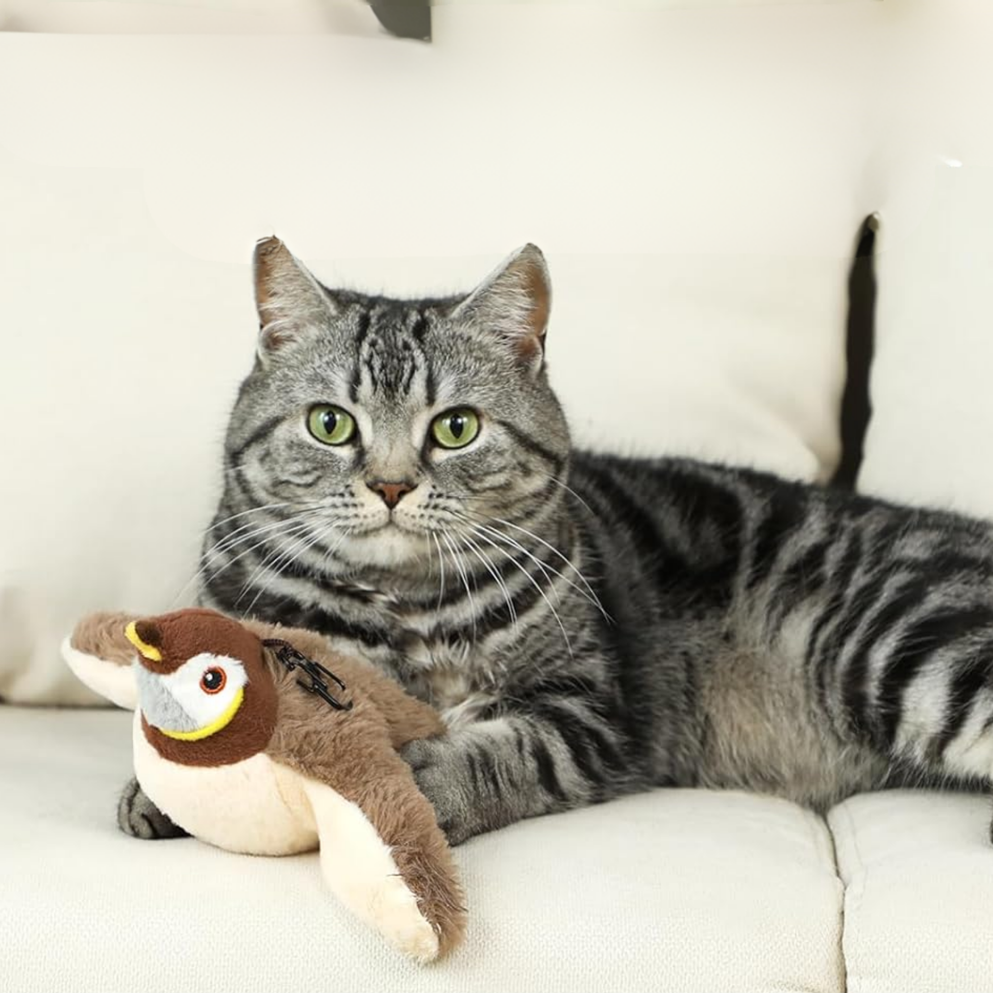 ChirpFly - Katten Speelgoed Interactieve Vogel 2.0