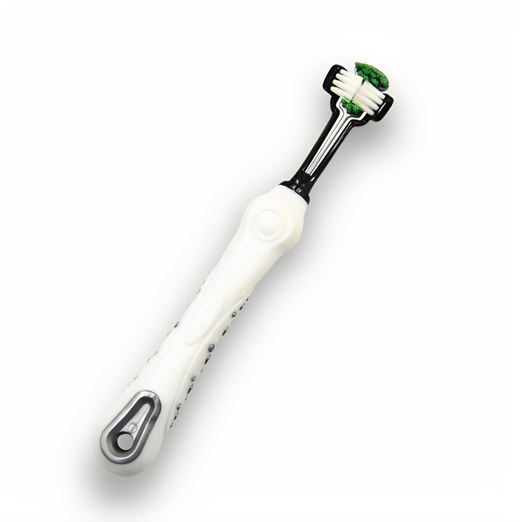 DentaPup - Ergonomische dubbelzijdige hondentandenborstel