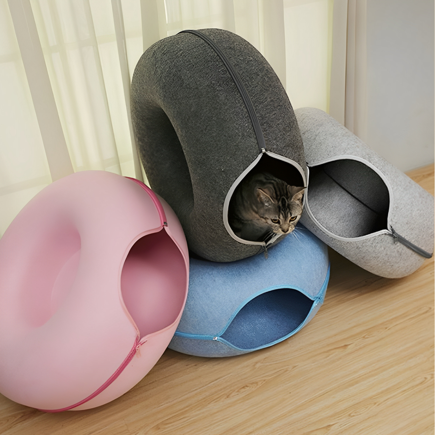 PurrPod - Ruim Interactief Kattentunnel