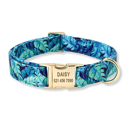 Pawdentify - Gegraveerde Nylon Hondenhalsband