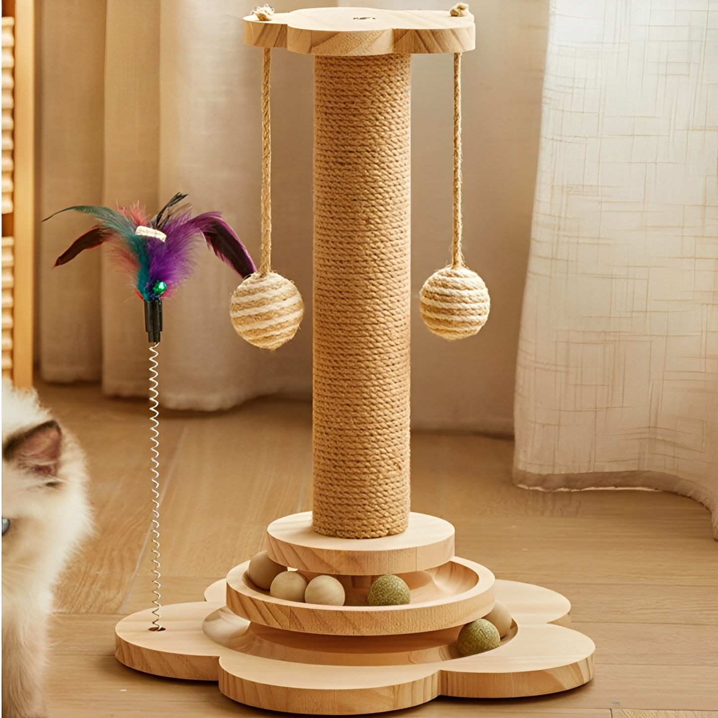 PurrVana - Massief Sisal Kattenkrabpaal