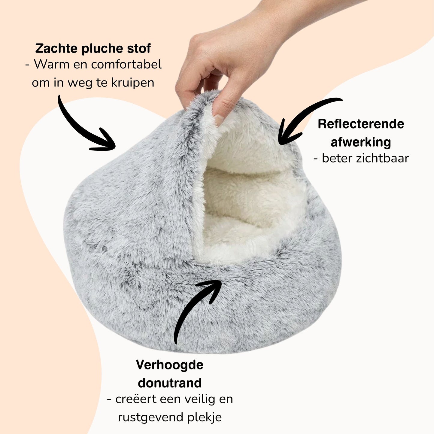 cozycave - knusse huisdierenmand