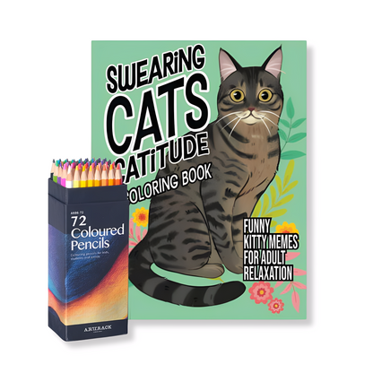Cattitude - Hilarische Katten Kleurboek