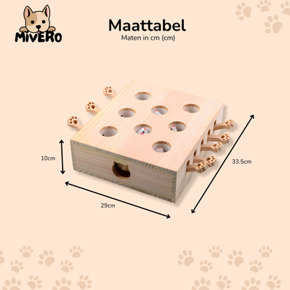 MoleHunt - Houten Whack-A-Mole KattenSpeelgoed