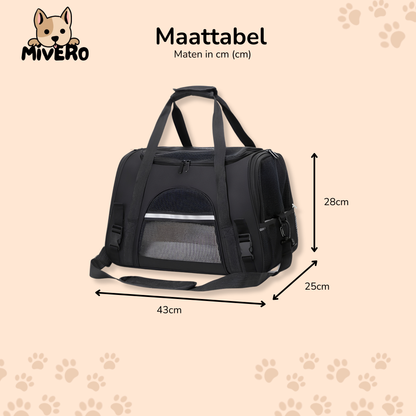 PawVoyage - Comfortabele Reis Hondentas