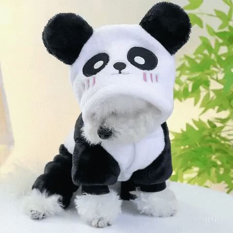 Pawnda - Hypoallergene Panda Hondenhoodie