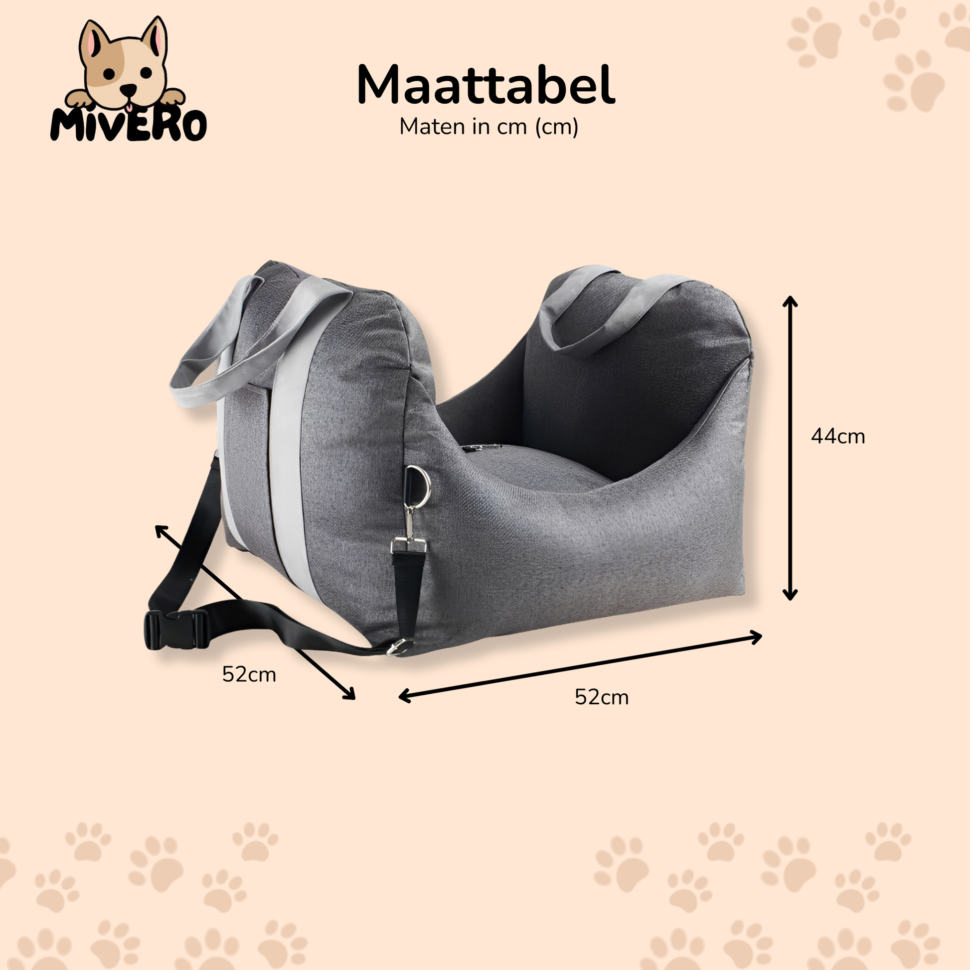 SnugTrip - Veilige Comfortabele Hondenzit