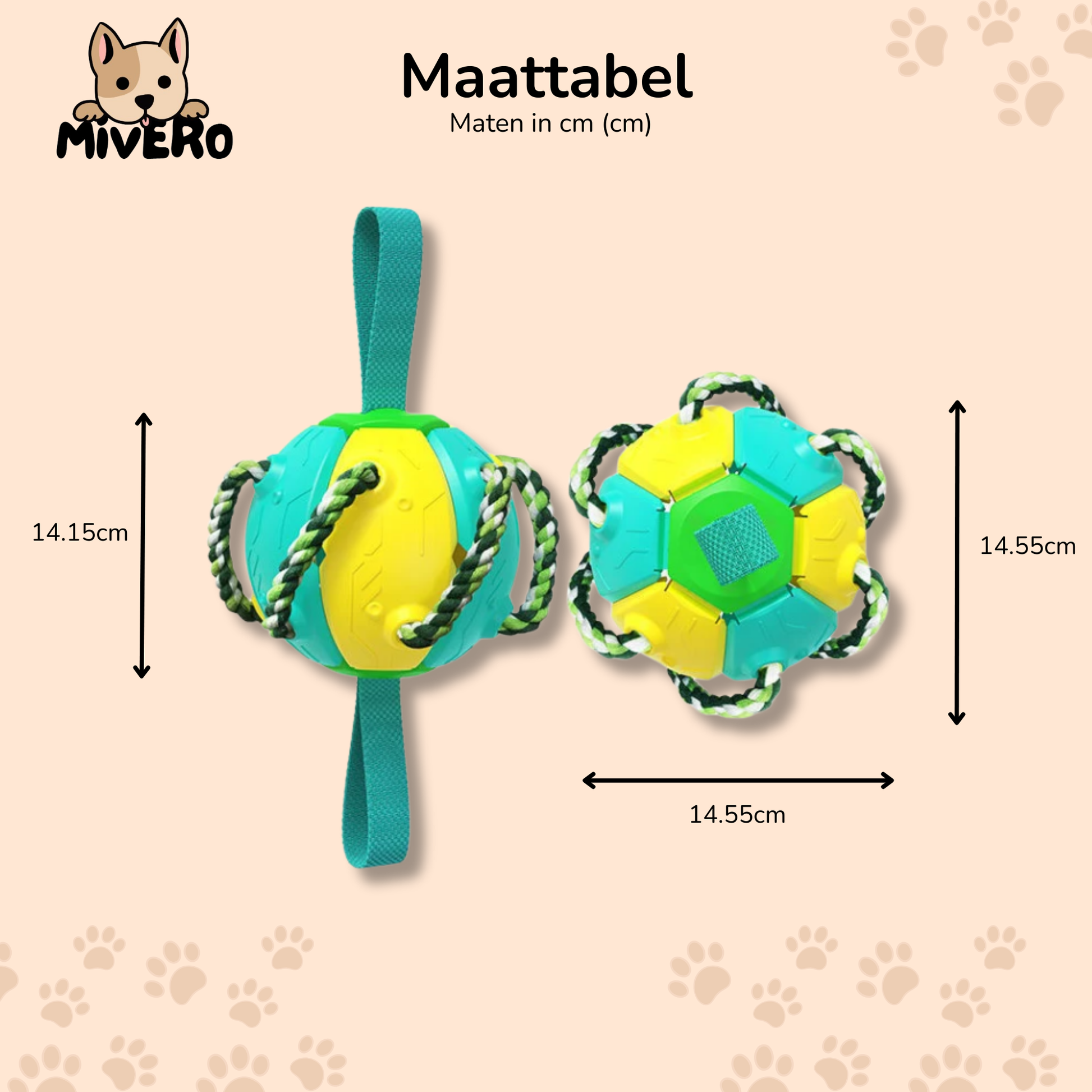 TugBall - Interactieve Tugbal Hond