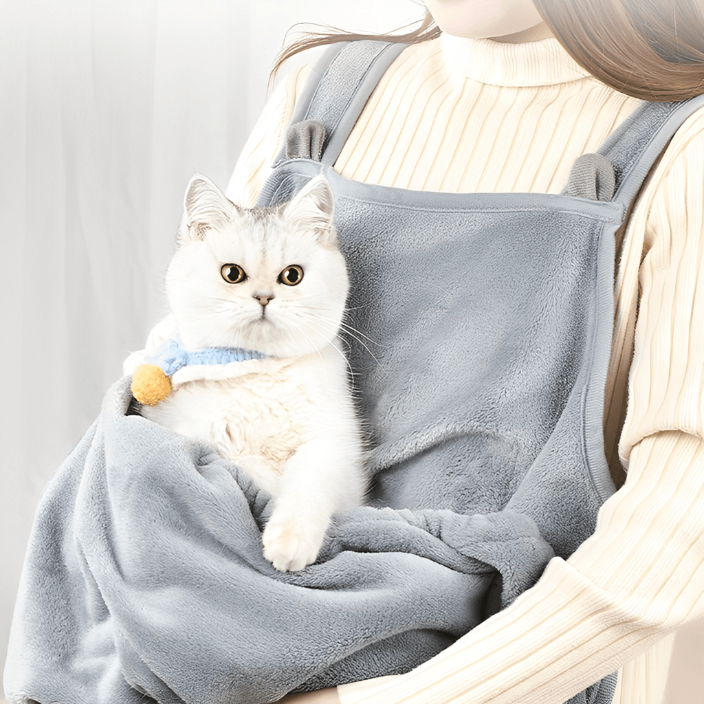 AproNest - Pluche Draagbare Kattenhouder - Mivero