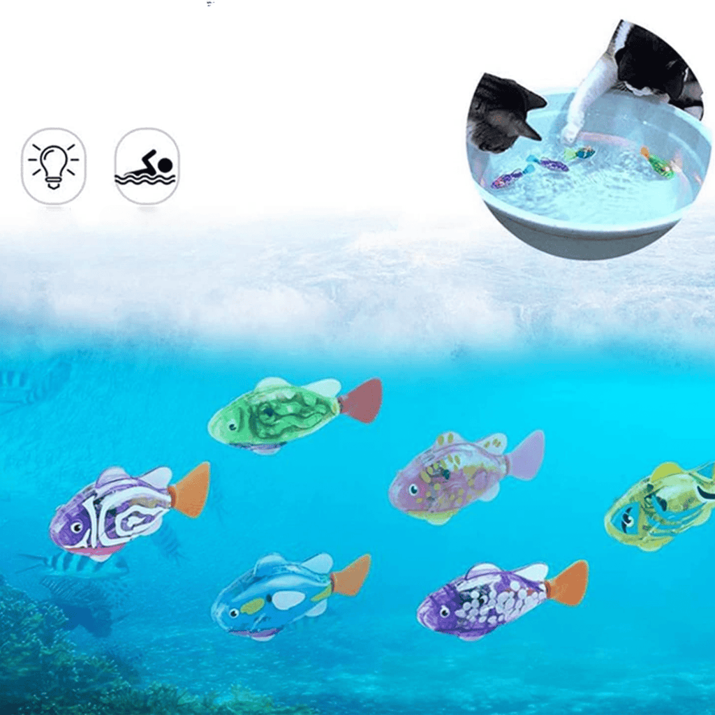 AquaWhirl - Interactieve Zwemmende Kattenvisjes - Mivero