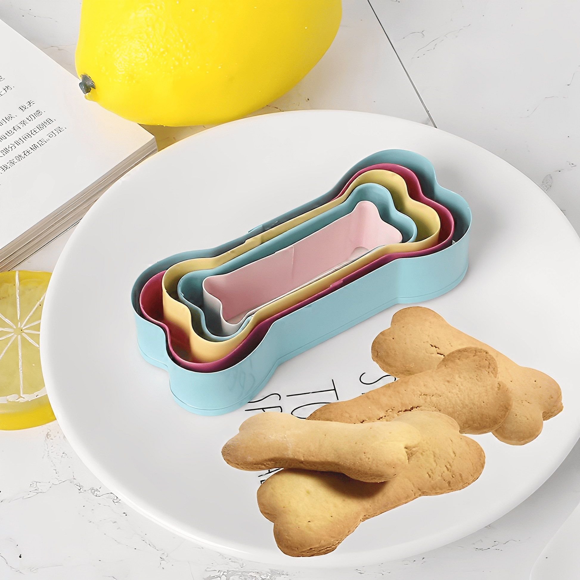 BakeBone - Botvormige RVS Koekjesvormers - Mivero