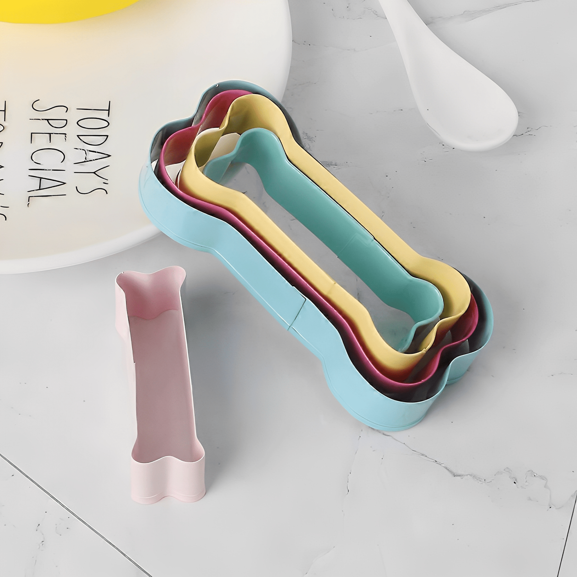 BakeBone - Botvormige RVS Koekjesvormers - Mivero