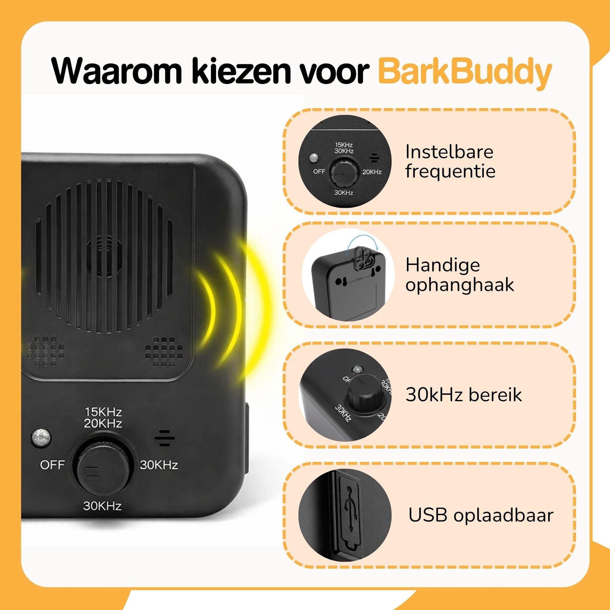 Queenmew Anti-black-apparaat voor honden, draagbaar, ultrasoon anti-bell- apparaat met dubbele frequentie, 3 meter, effectieve anti-bell voor honden, voor training binnen en buiten Queenmew Anti-black-apparaat voor honden, draagbaar, ultrasoon anti-bell- apparaat met dubbele frequentie, 3 meter, effectieve anti-bell voor honden, voor training binnen en buiten