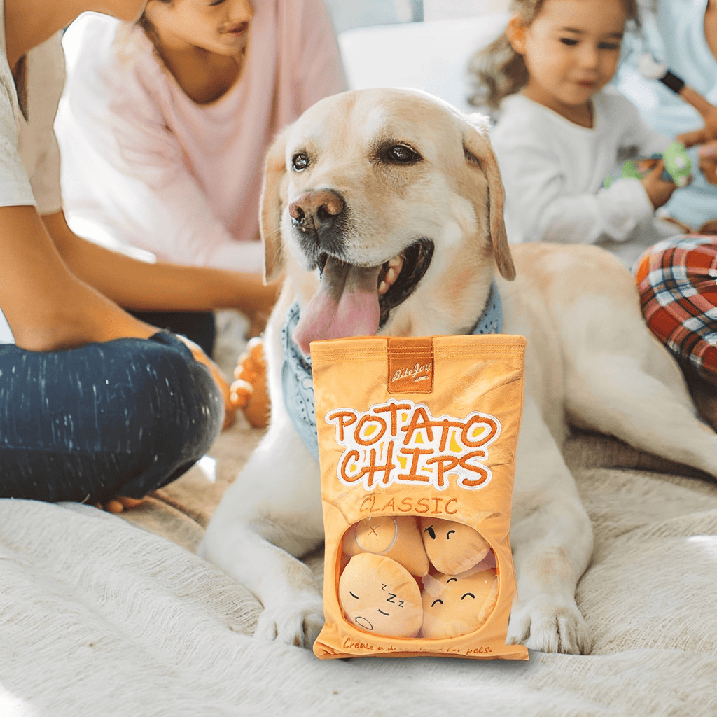 Barkritos - Snuffelspeelgoed Hond Chipszak Met Piep - Mivero